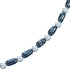 Hematite And Sterling Silver Southwest Bead Necklace RX114376